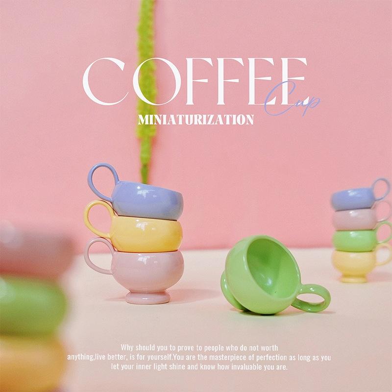 Coffee Tea Cups - 1 Stück Miniatur-Kaffeetasse Ornament Spielzeugmodell Puppenhaus