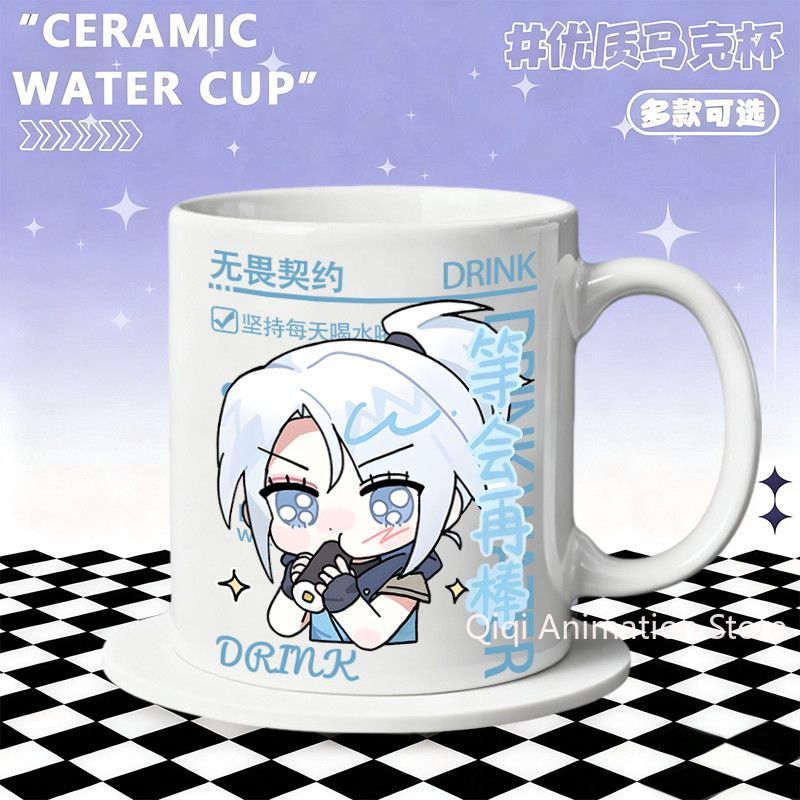 Coffee Tea Cups - Keramikbecher, Wohnaccessoires, Anime VALORANT Phoenix Yoru
