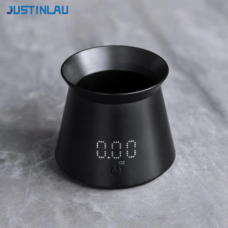 Coffee Tea Espresso - JUSTINLAU Mini-Kaffeewaage 0,1g Hochpräzise Wasserdichte Digitale