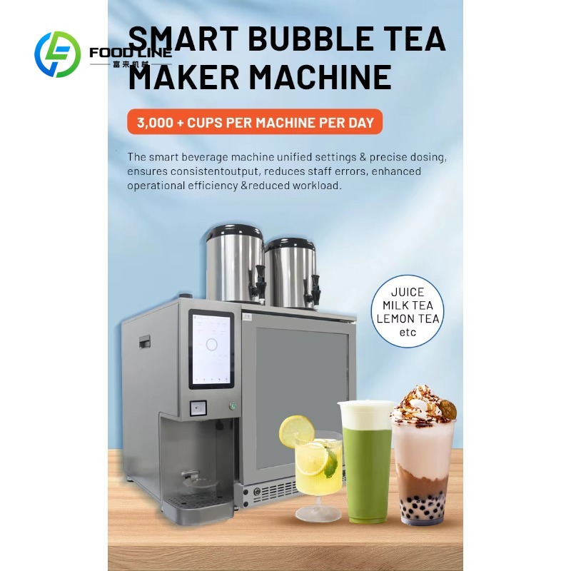Coffee Tea Boba - Maßgefertigte Hochleistungs-Edelstahl-Fernbedienungs-Boba-Tee-Verkaufsmaschine Intelligente Getränkeautomat für Bubble