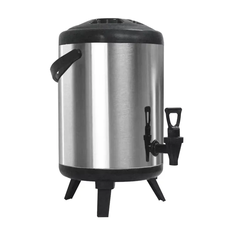 Coffee Tea Urn - 304 Edelstahl Doppelwandige Thermokaffeemaschine, Kommerzieller Teespender,