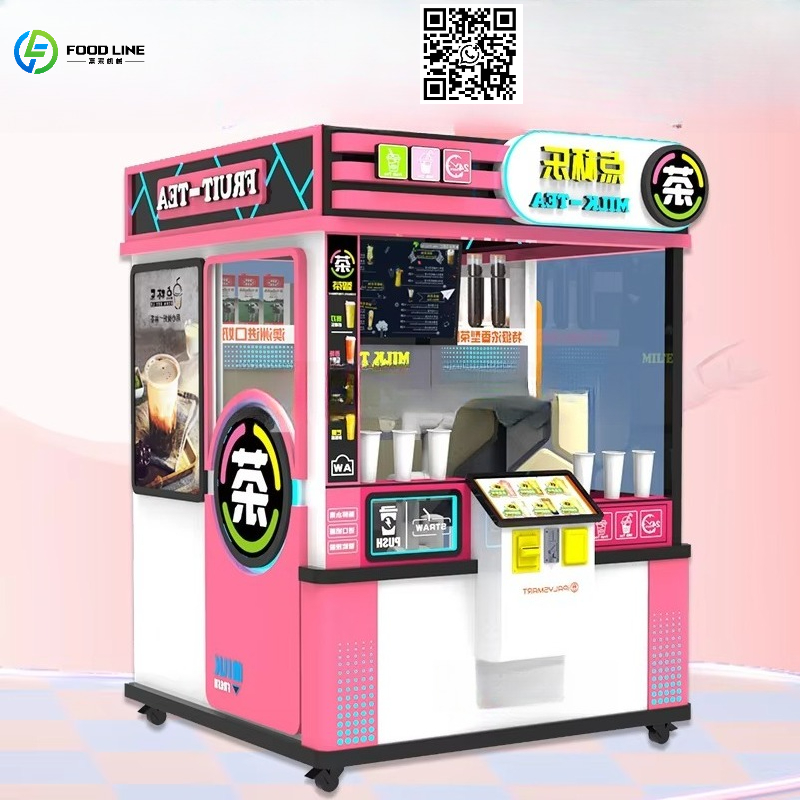 Coffee Tea Cups - Maßgeschneiderter Heiß- und Kaltgetränkeautomat mit Arm-Verkaufsautomat