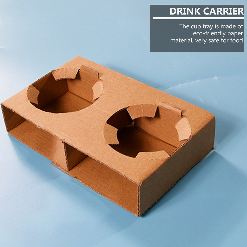 Coffee Tea Cups - 10 Stück Umweltfreundliche Biologisch Abbaubare Papier-Getränketräger