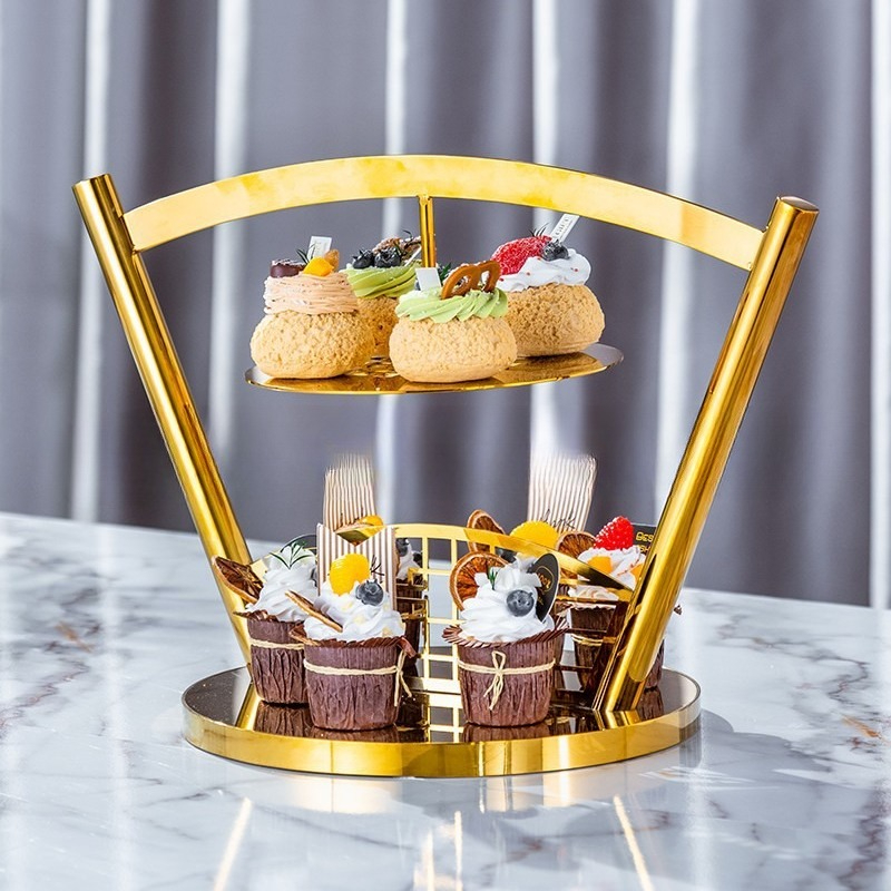 Dreistöckiger Obst- und Kuchen – Coffee Tea Break Bewertung und Preis