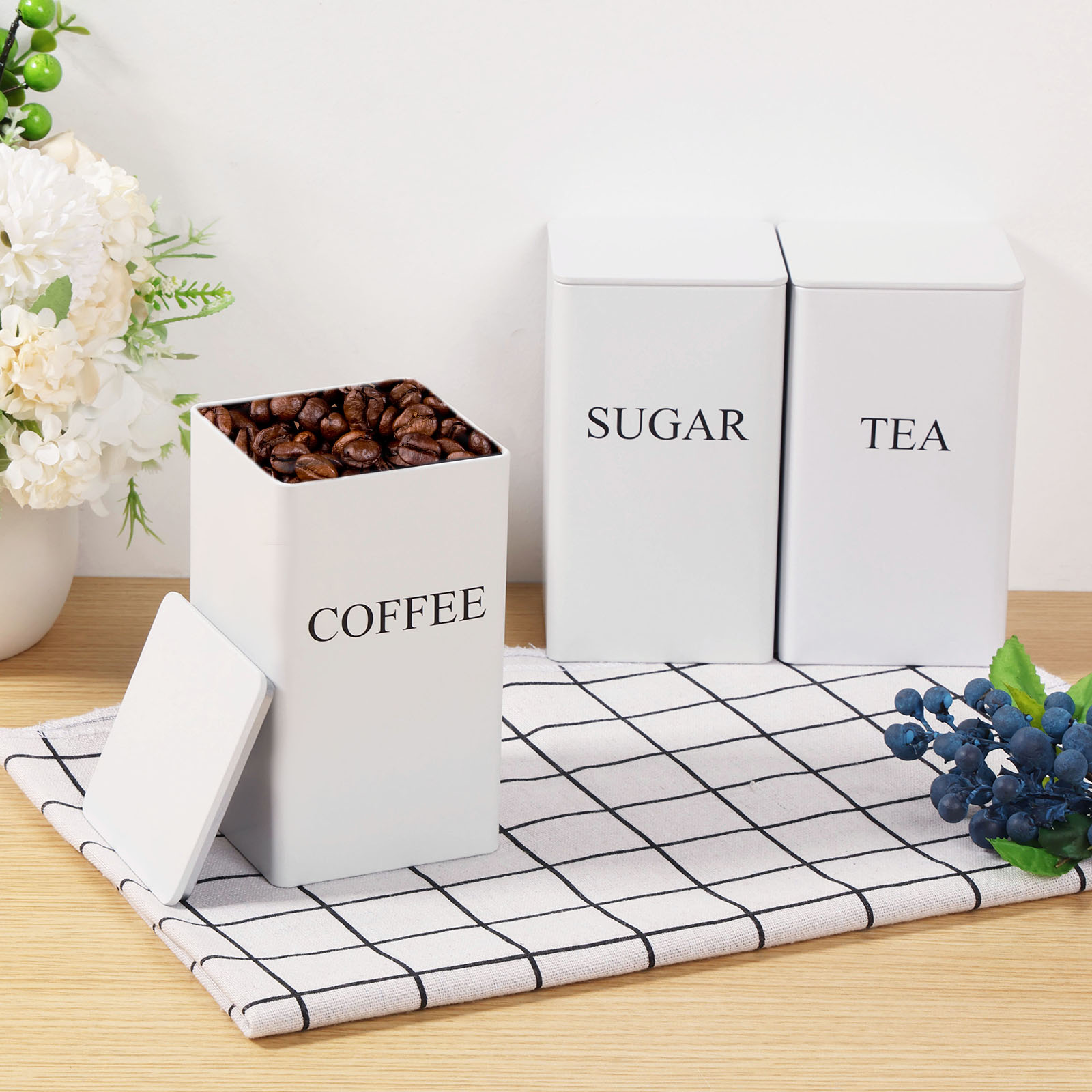 3Pcs Kaffee Bean Lagerung Kani – Coffee Tea Canister Set Bewertung und Preis