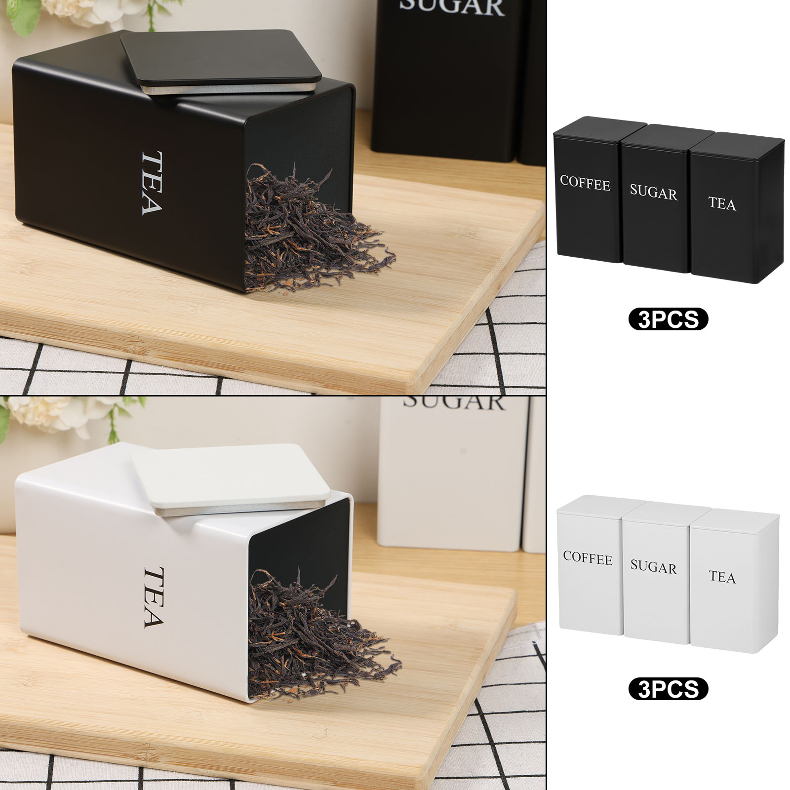 3Pcs Kaffee Bean Lagerung Kani – Coffee Tea Canister Set Bewertung und Preis