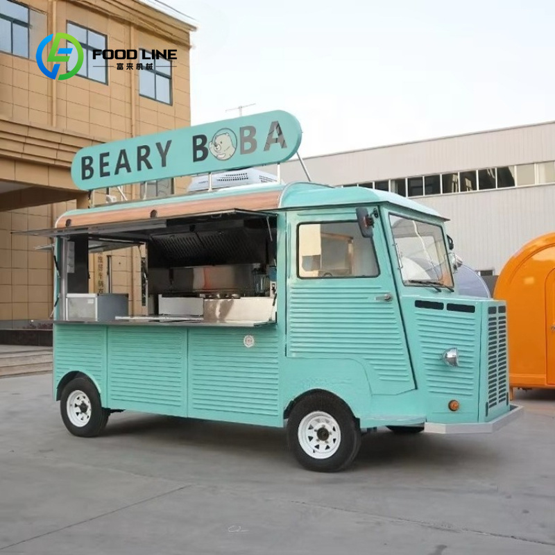 Elektrischer Retro-Imbisswagen – Coffee Tea Boba Bewertung und Preis