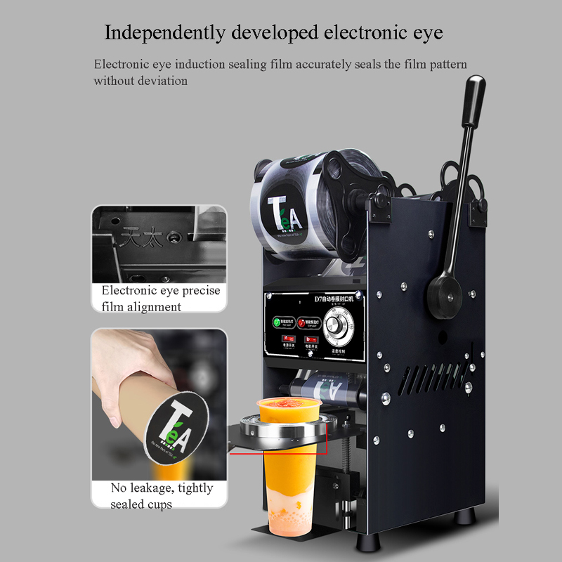 Automatische Tassendichtungsma – Coffee Tea Boba Bewertung und Preis
