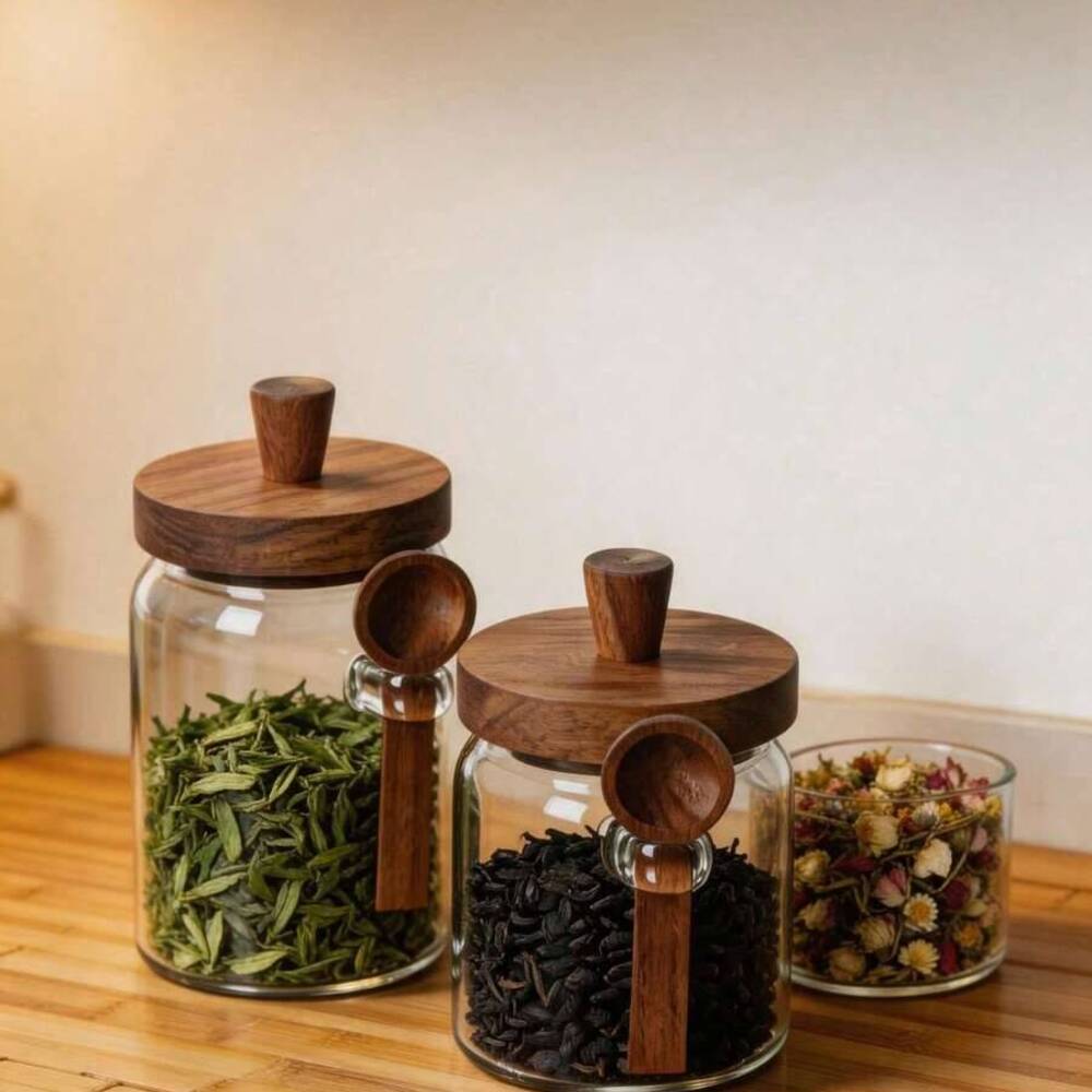 3-teiliges Set aus klaren Glas – Coffee Tea Canister Set Bewertung und Preis