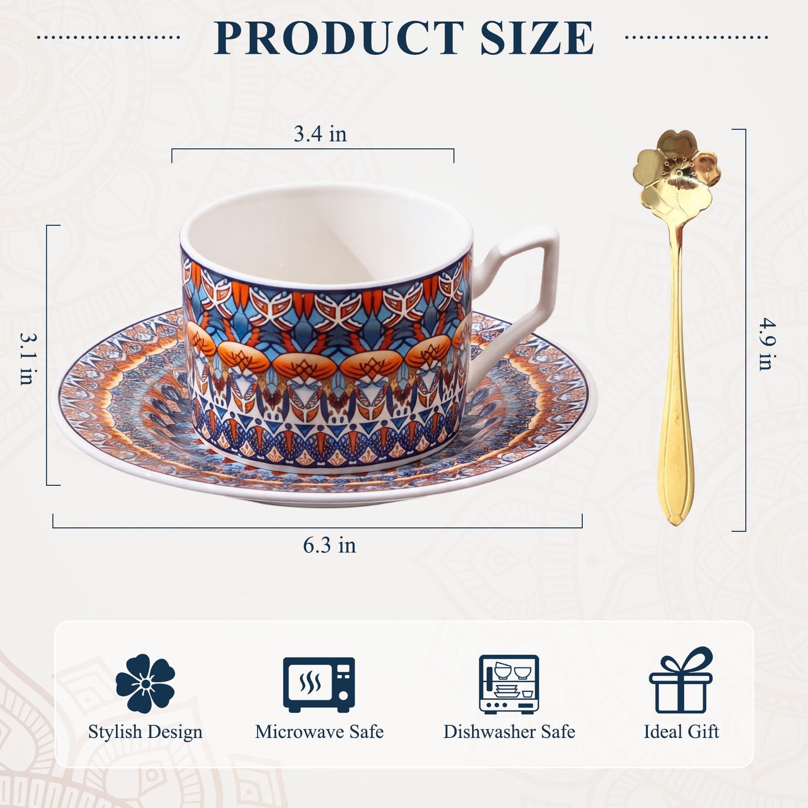 2er-Pack Boho-Keramik-Kaffeeta – Coffee Tea Latte Bewertung und Preis