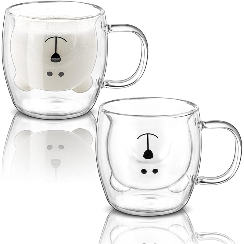 A76I-Süßes Bären-Design 2er-Pa – Coffee Tea Latte Bewertung und Preis