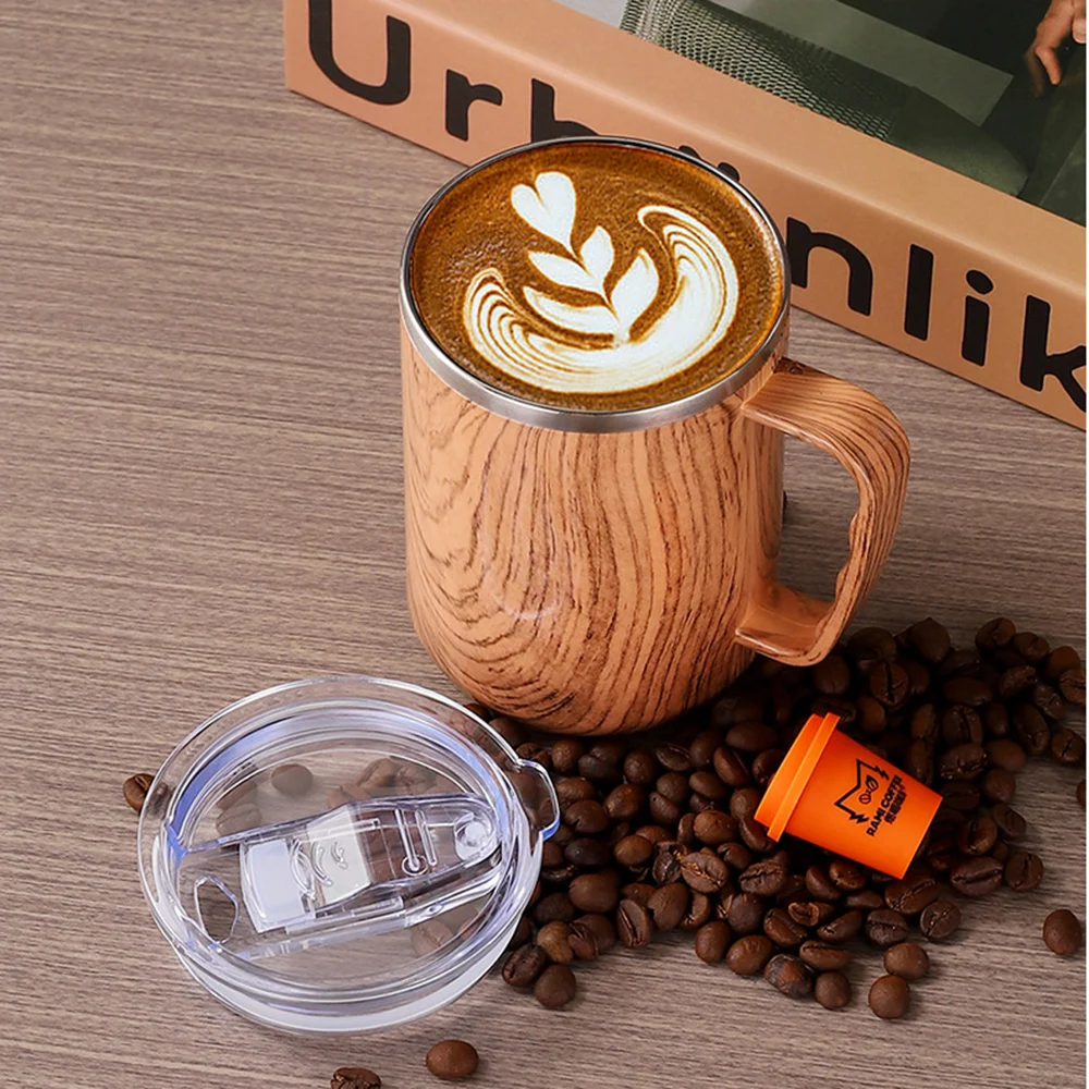 Vintage-Edelstahlbecher mit Ho – Morning Tea Coffee Bewertung und Preis