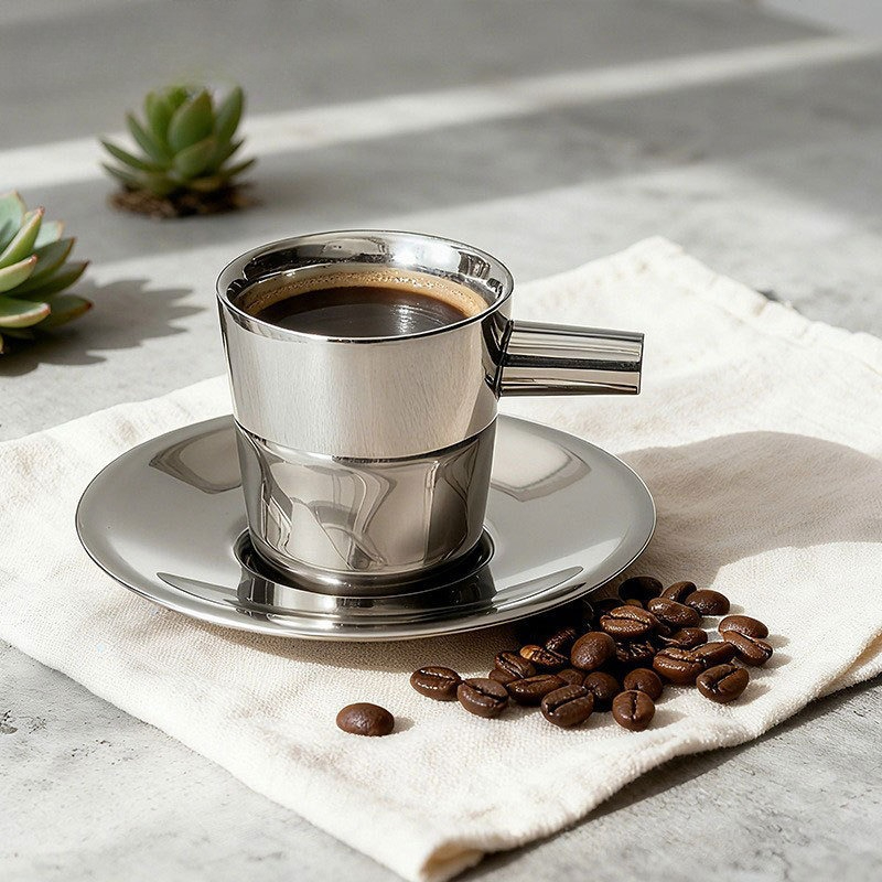 2er-Pack Edelstahl-Kaffeetasse – Coffee Tea Latte Bewertung und Preis