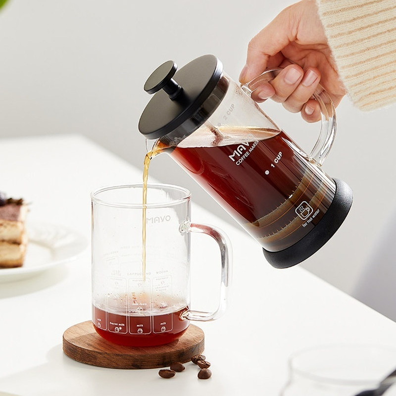 MAVO French-Press-Kaffeemaschi – Coffee Tea Home Bewertung und Preis