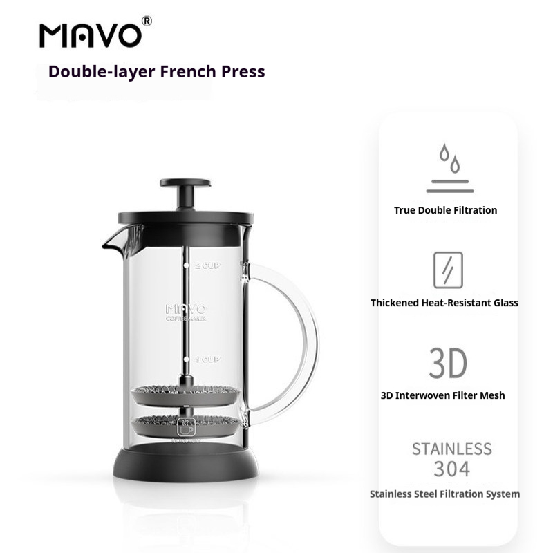 MAVO French-Press-Kaffeemaschi – Coffee Tea Home Bewertung und Preis