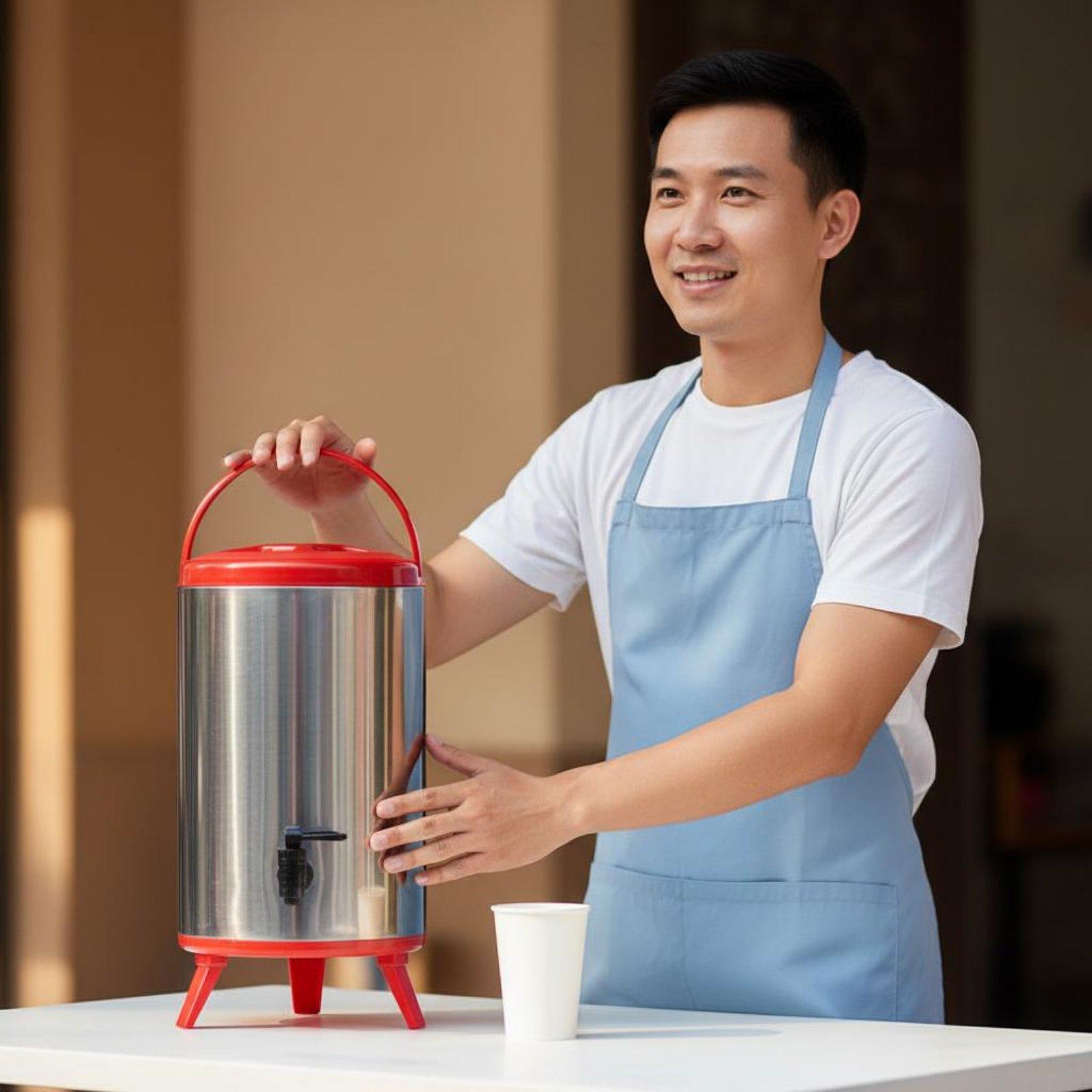 Edelstahl-Getränkespender mit  – Coffee Tea Urn Bewertung und Preis