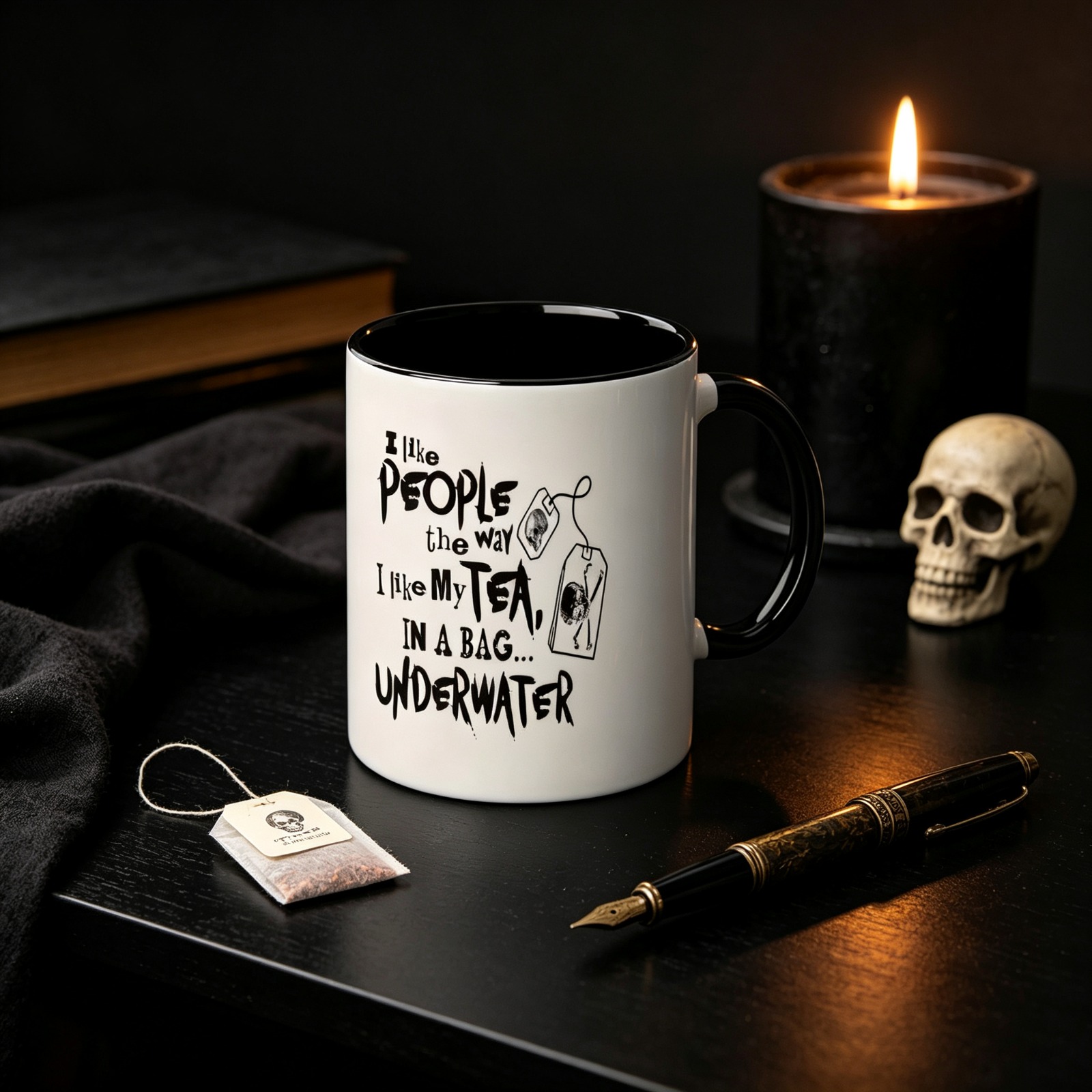 Lustige Totenkopf-Gothic-Kaffe – Coffee Like Tea Bags Bewertung und Preis