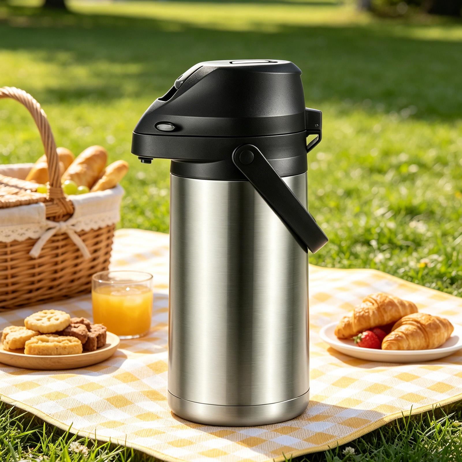 Edelstahl-Thermoskanne 1900ml  – Coffee Tea Urn Bewertung und Preis