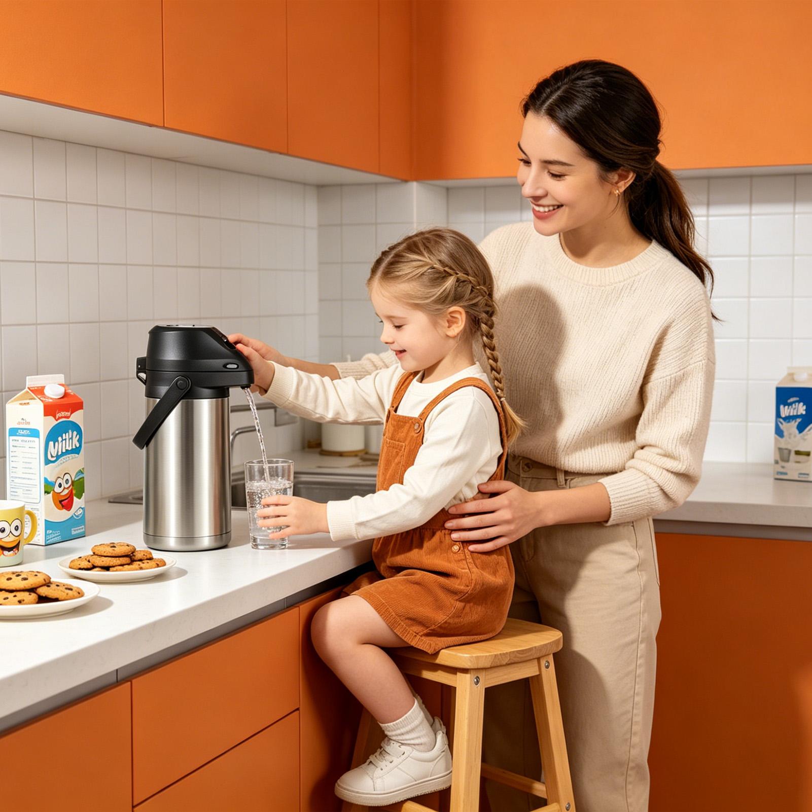 Edelstahl-Thermoskanne 1900ml  – Coffee Tea Urn Bewertung und Preis