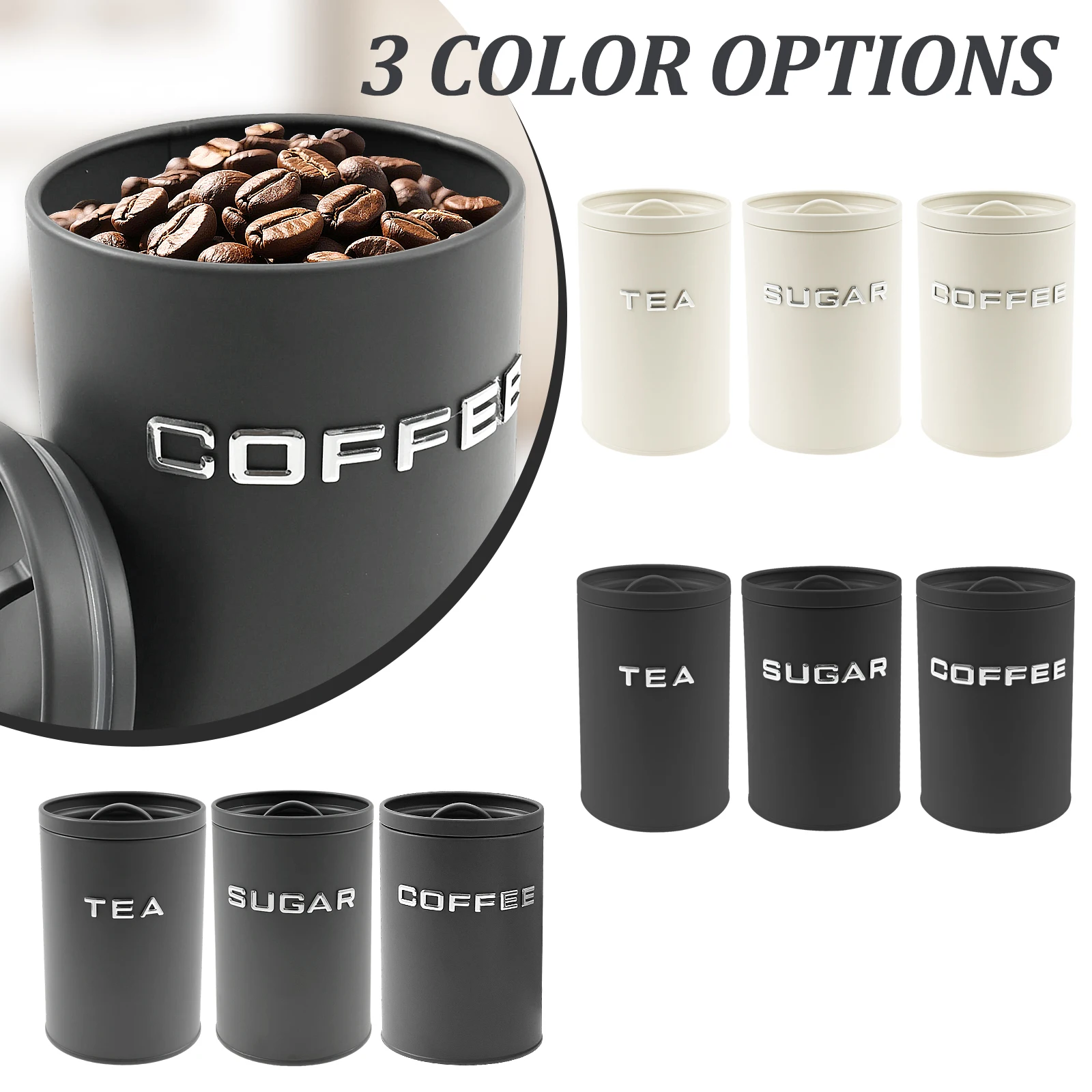 3-teiliges Glas für Tee, Kaffe – Coffee Tea Canister Set Bewertung und Preis