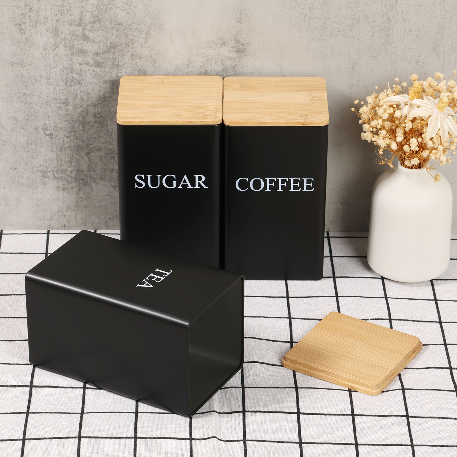 Kaffeebohnen-Vorratsglas aus M – Tea Coffee Sugar Container Bewertung und Preis
